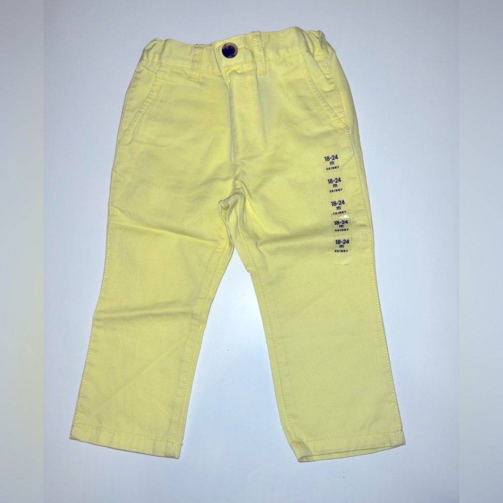 NWT Yellow Toddler Skinny Jeans
